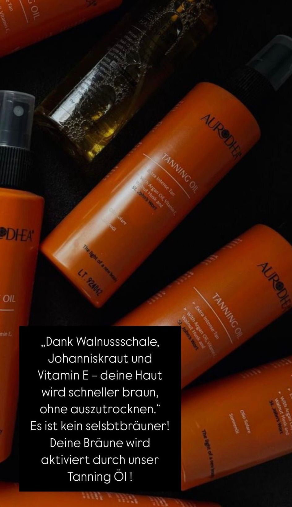 Sonnenöl mit grüner Walnussschale & Johanniskraut
Angereichert mit Arganöl & Vitamin E #SOL04B