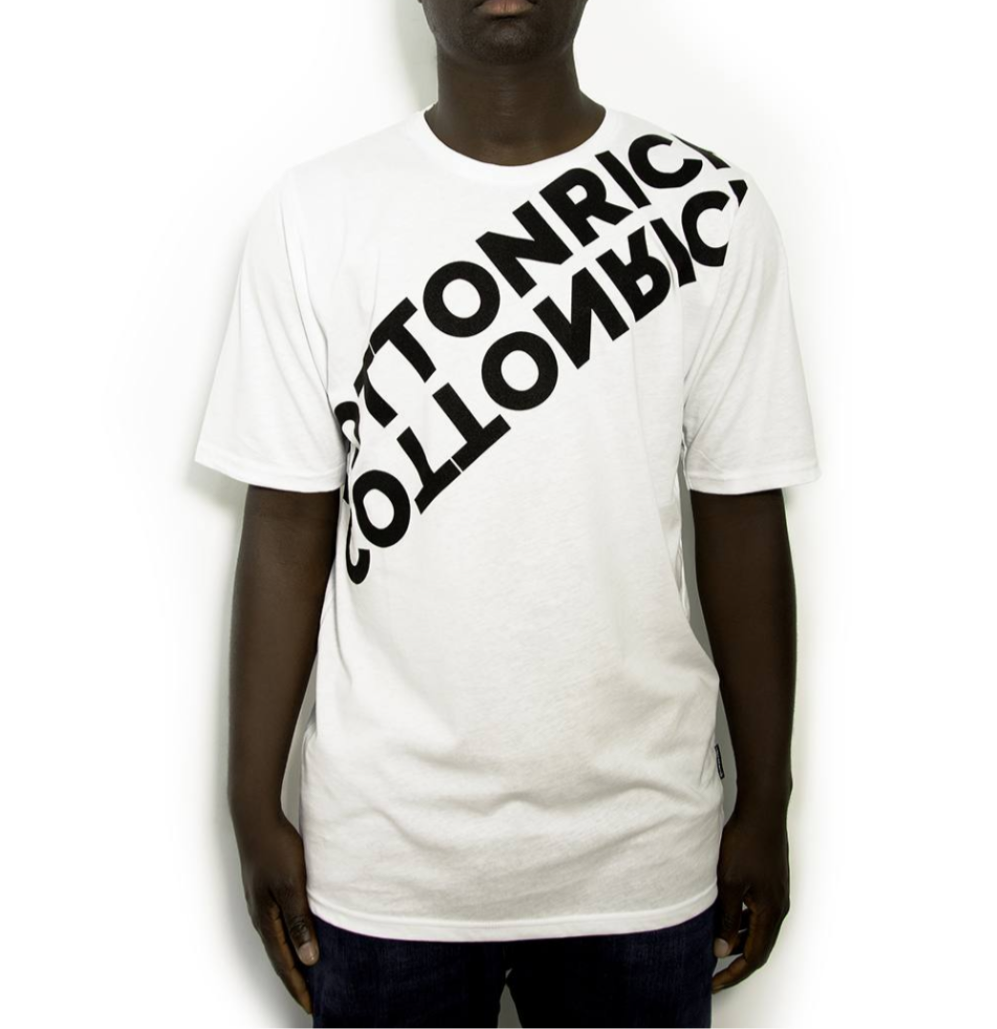 COTTON-RICH OVERSIZED T-SHIRT, WEISS – MIRROR #COT0009-1