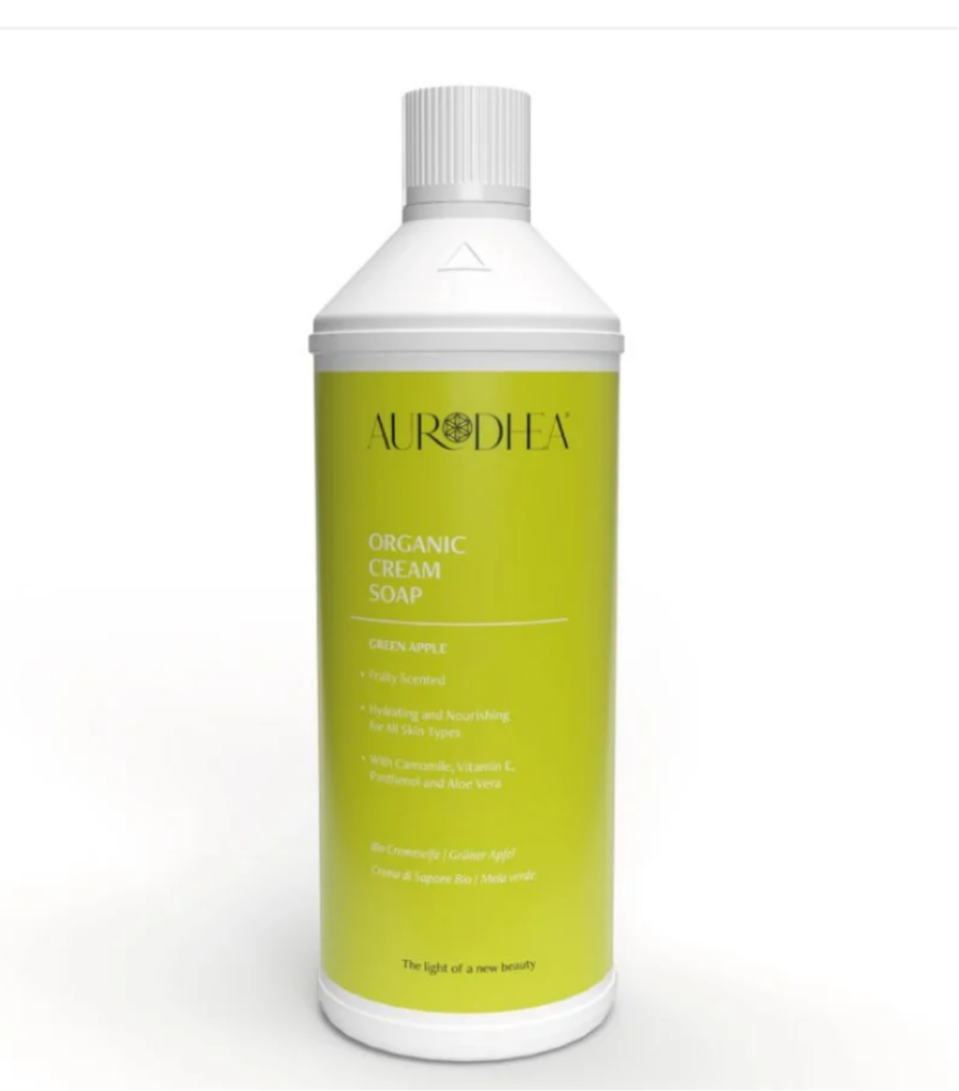 Cremeseife – Grüner Apfel
Angereichert mit Kamille, Vitamin E, Panthenol & Aloe Vera #SP08B #RSP08B