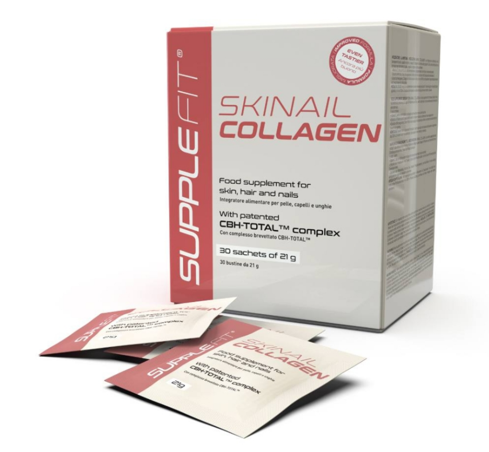 SKINAIL COLLAGEN *Monatspack mit 30St.*– Nahrungsergänzungsmittel für Haut, Haare und Nägel
Mit dem patentierten Komplex CBH-TOTAL™ #INTB042