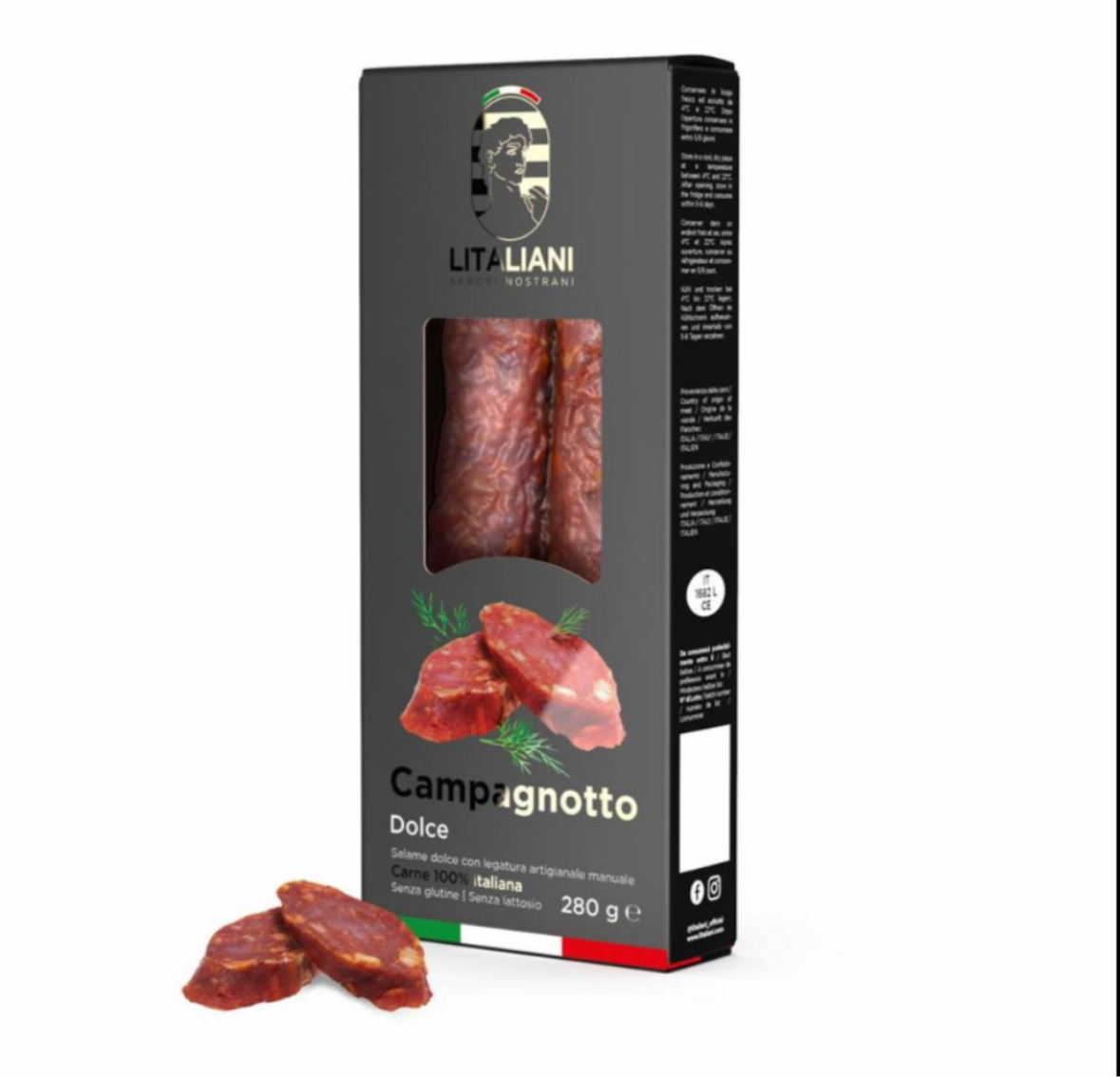 CAMPAGNOTTO DOLCE –ITALIENISCHE MILDE SALAMI #LIT0064 #LIT0065