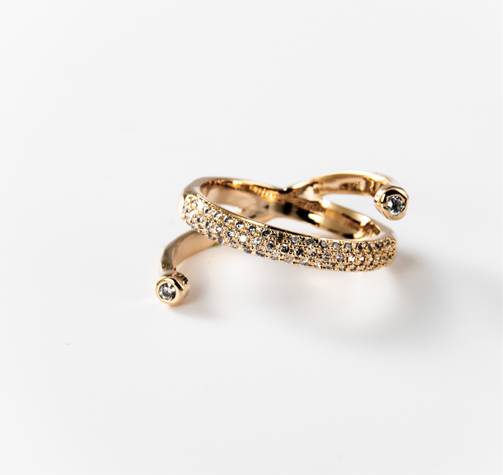 Funny | Ring, 24 Karat vergoldet #BIGAG059