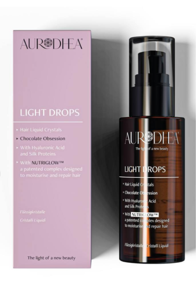 LIGHT DROPS Chocolate Obsession – Flüssigkristalle für Haare
Mit dem exklusiven Komplex NUTRIGLOW™ #CAP27