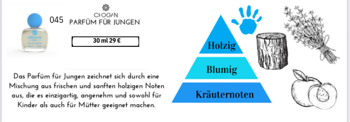 #045 Parfüm für Jungen ( Hypoallergen )