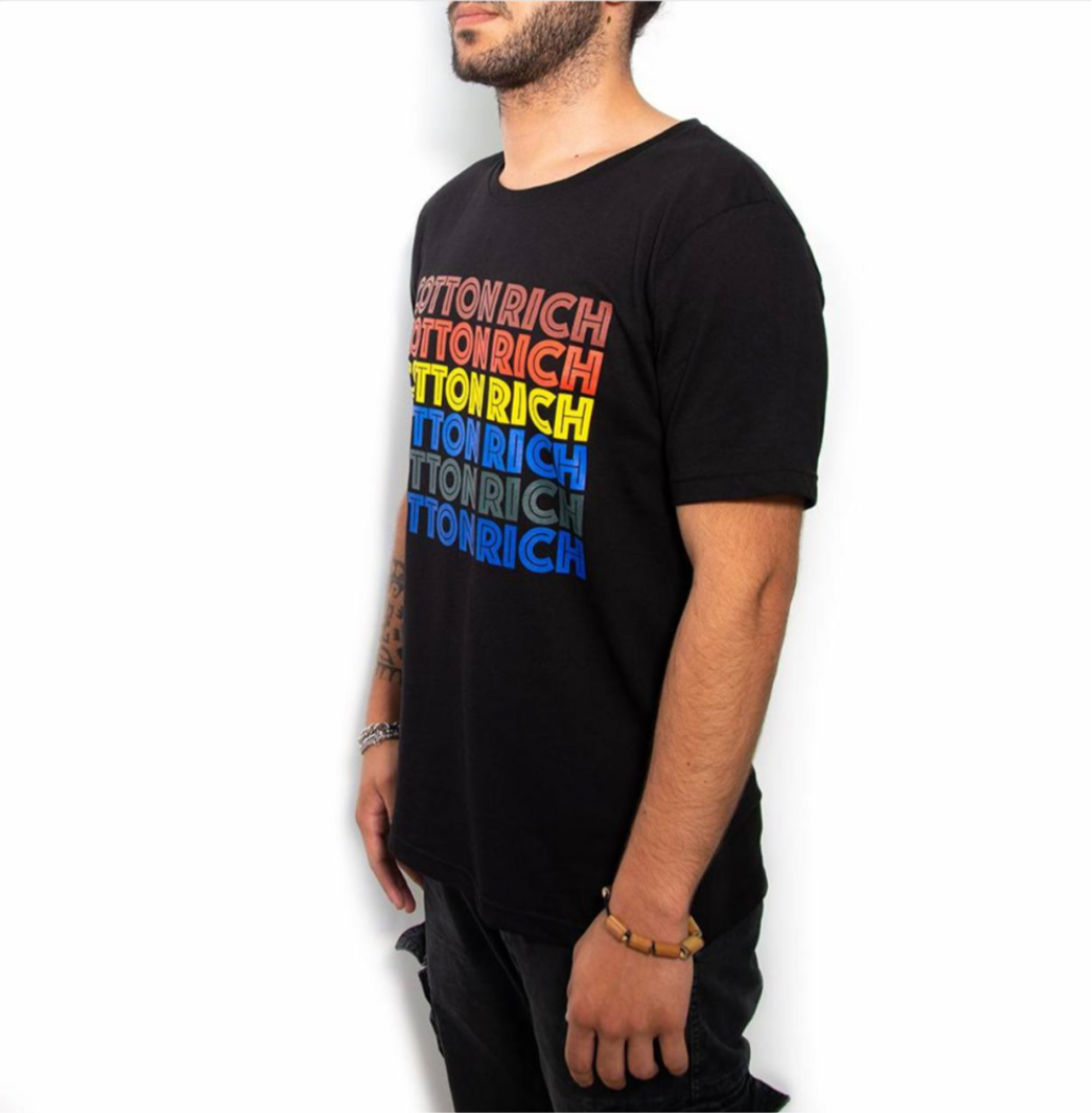 COTTON-RICH BASIC T-SHIRT, SCHWARZ – UNCONVENTIONAL #COT0008-2