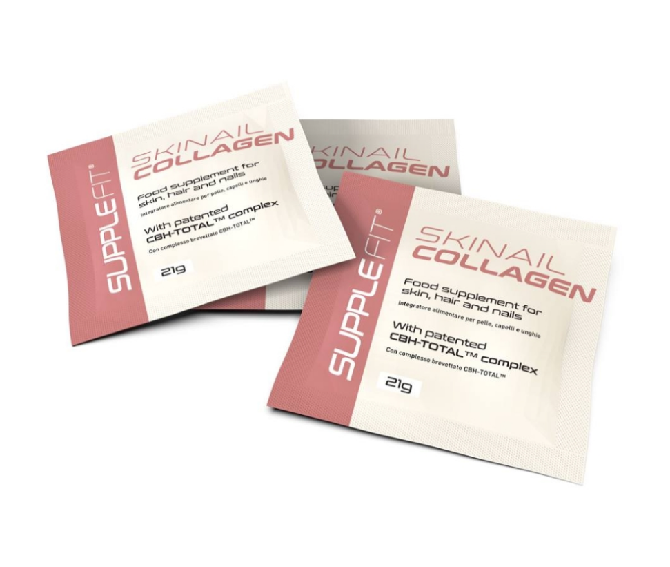 SKINAIL COLLAGEN *Monatspack mit 30St.*– Nahrungsergänzungsmittel für Haut, Haare und Nägel
Mit dem patentierten Komplex CBH-TOTAL™ #INTB042