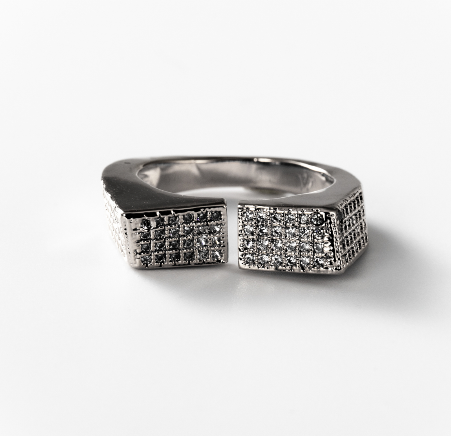 Man Style | Ring, rhodiniert #BIGAS061