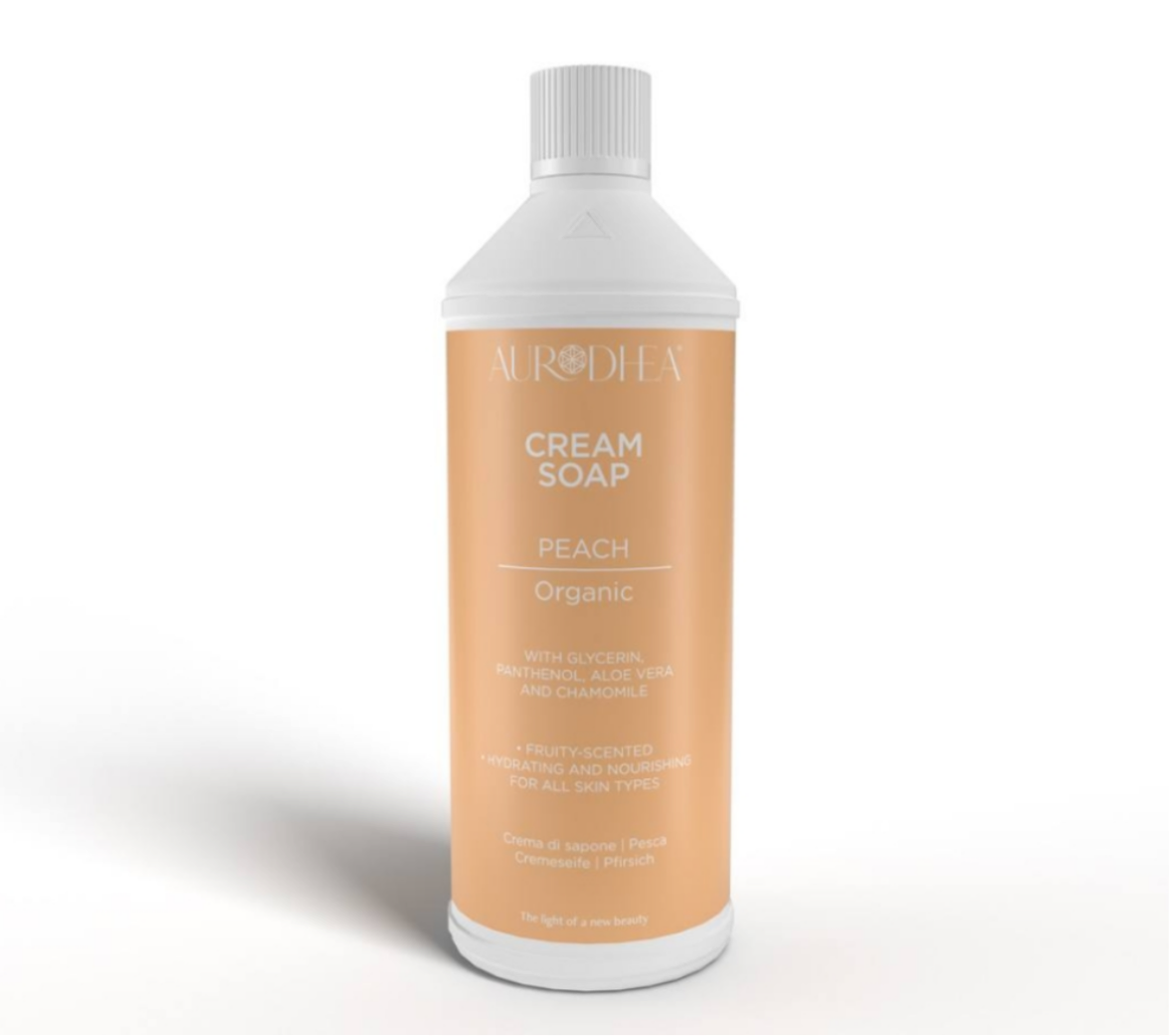 Cremeseife – Pfirsich
Angereichert mit Kamille, Vitamin E, Panthenol & Aloe Vera #SP05B #RSP05B