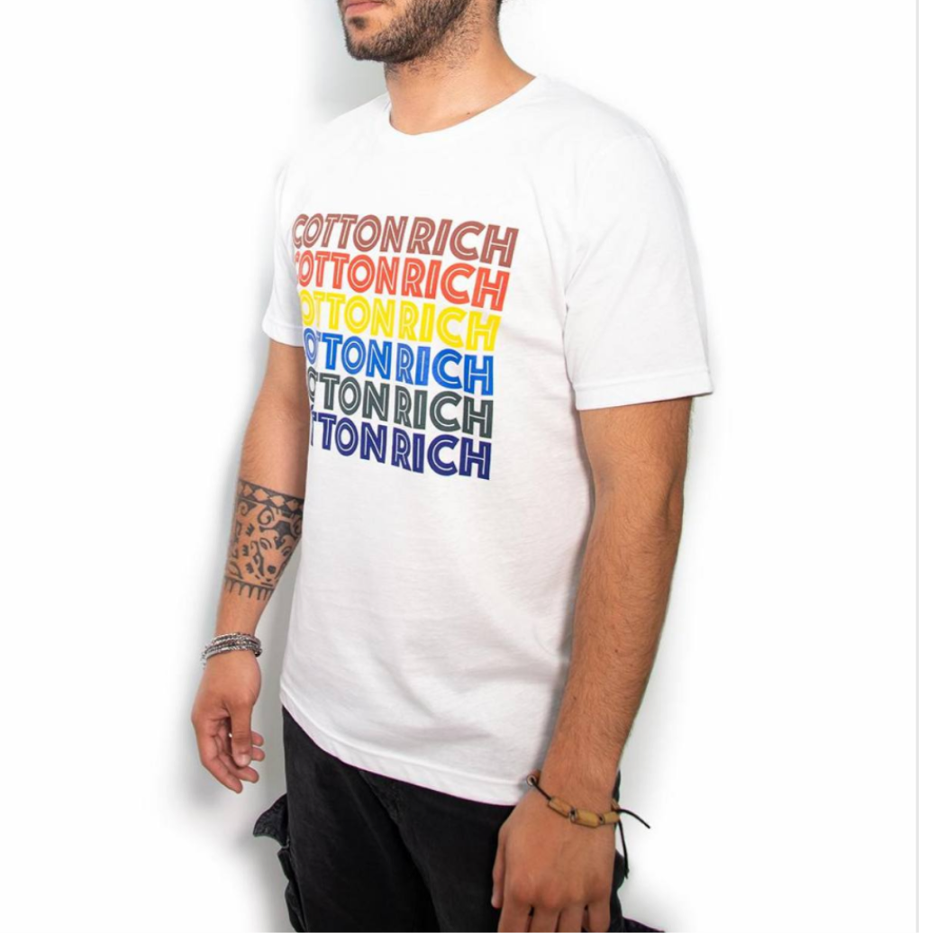 COTTON-RICH BASIC T-SHIRT, WEISS – UNCONVENTIONAL #COT0008-1