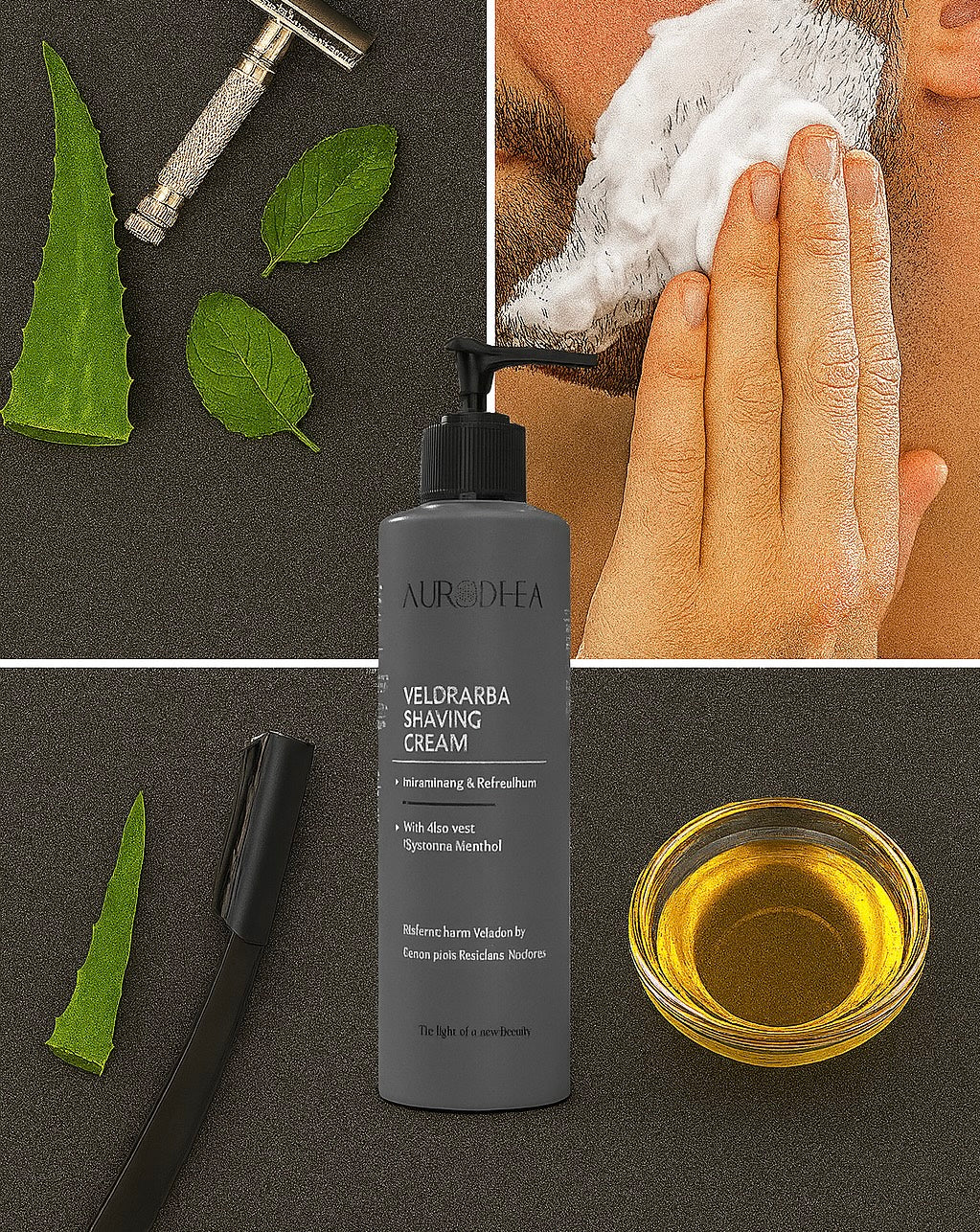 Rasiercreme Velobarba
Angereichert mit Aloe Vera, Glycerin & Menthol #CRU003B