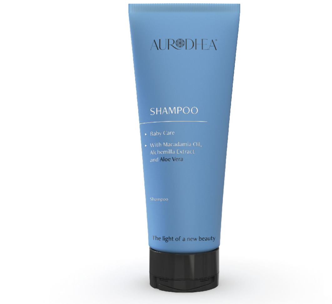 Baby Shampoo
Angereichert mit Macadamiaöl, Frauenmantel-Extrakt & Aloe Vera #BB02B