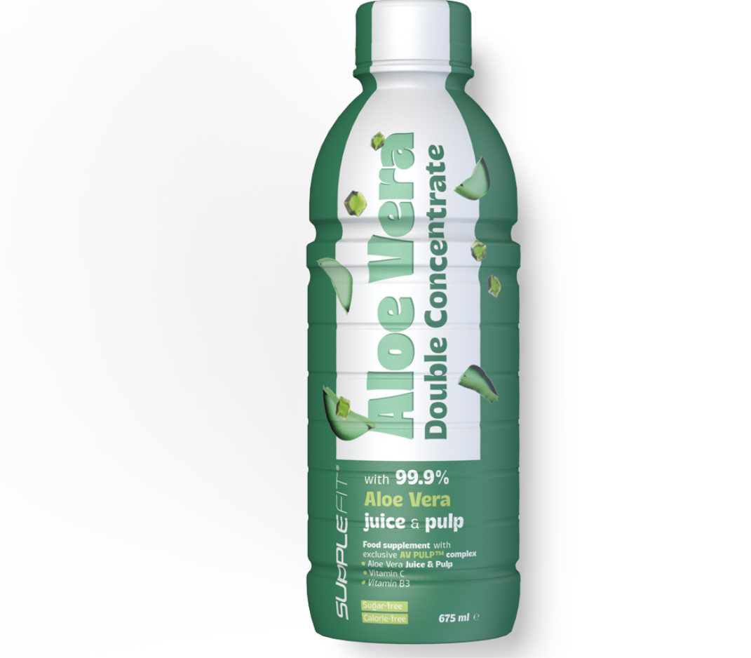 ALOE VERA, Blattsaft & Blattmark (99,9%)
Mit dem exklusiven Komplex AV PULP™ #INTB060