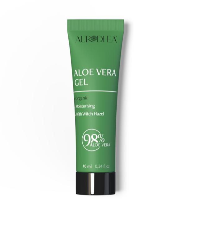 Gel mit 98% Bio Aloe Vera
Angereichert mit Hamamelisextrakt #CR17B #CU07B