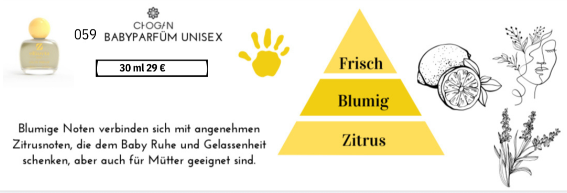 #059 Parfüm für Babys ( Hypoallergen )