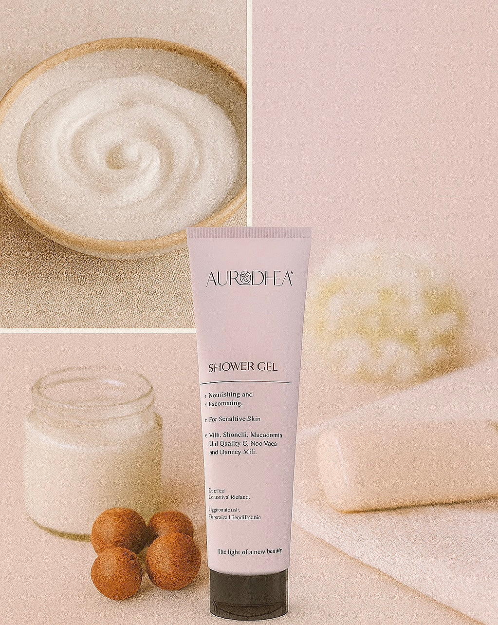 Duschgel mit Eselsmilch
Angereichert mit Sheaöl, Macadamiaöl, Aloe Vera & Vitamin E #LA01B