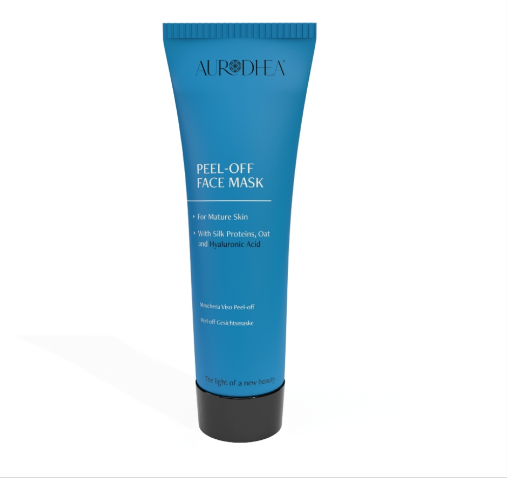 Peel-Off Gesichtsmaske für reife Haut
Mit Hyaluronsäure, Seidenprotein & Hafer #POM01B