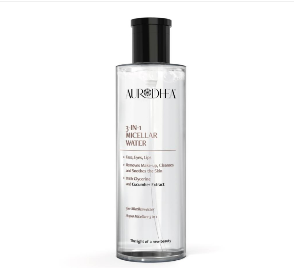 Mizellenwasser 3in1
Angereichert mit Gurkenextrakt & Glycerin #CR12B