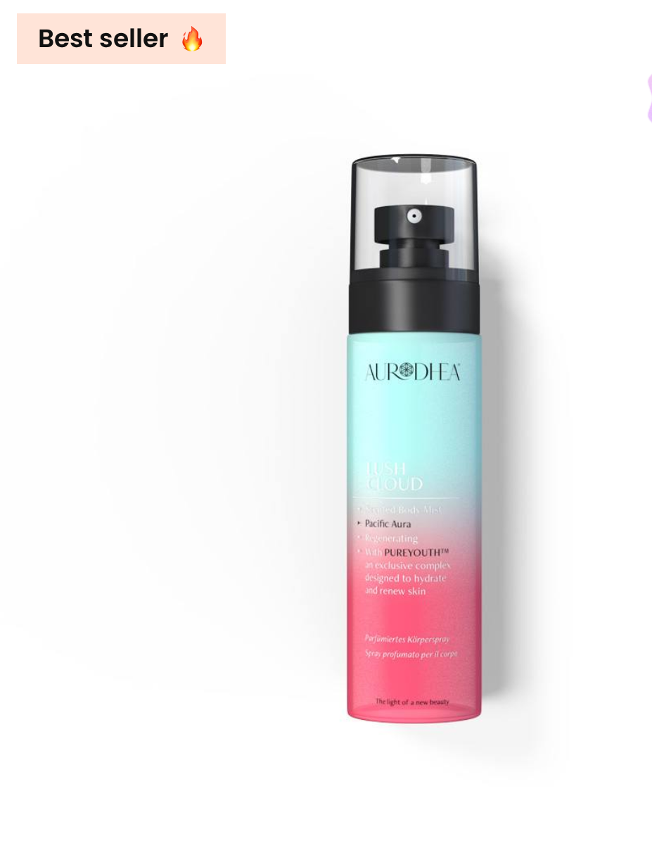 LUSH CLOUD Pacific Aura - Parfümiertes Körperspray
100 mL | Mit dem exklusiven Komplex PUREYOUTH™ #SBM002