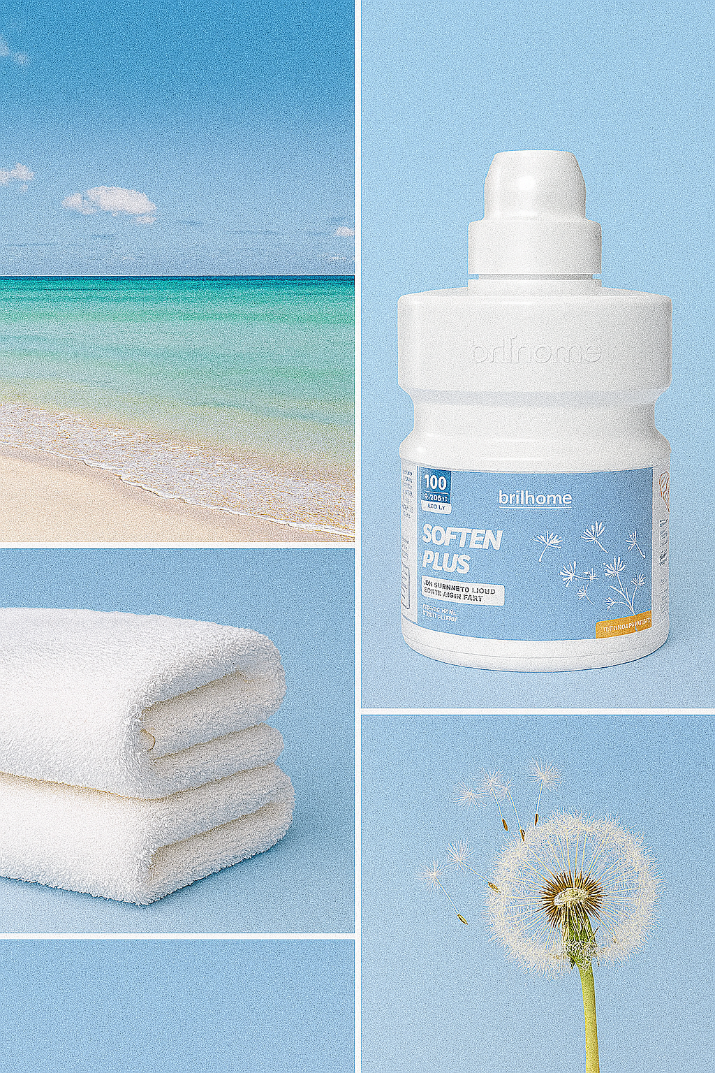 Soften Plus „Sommerbrise“ – Konzentrierter Flüssiger Weichspüler (VEGAN) #BH0013