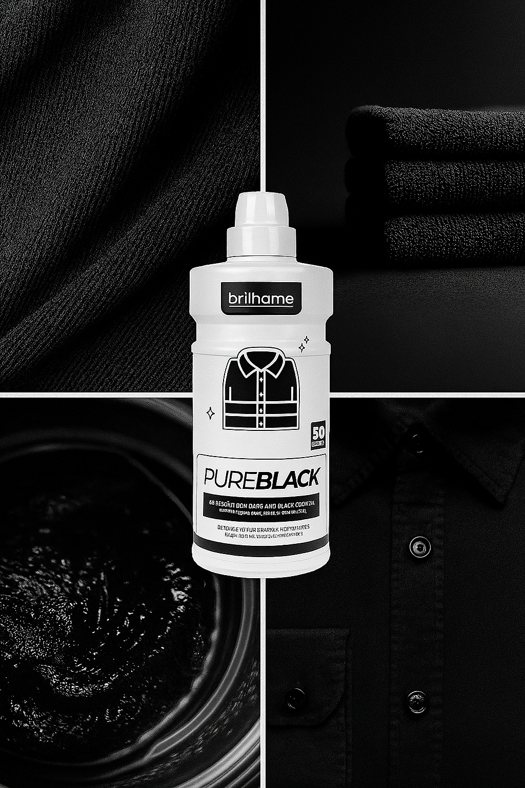 Pure Black – Waschmittel für schwarze und dunkle Wäsche #BH0022