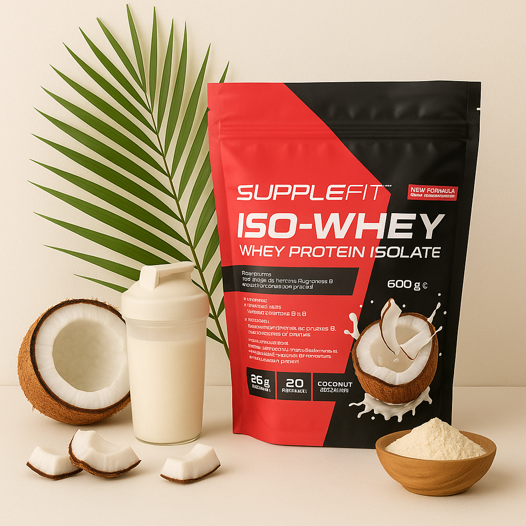SUPPLEFIT ISO-WHEY, KOKOSGESCHMACK
Mit Magnesium und Präbiotika #SU0118