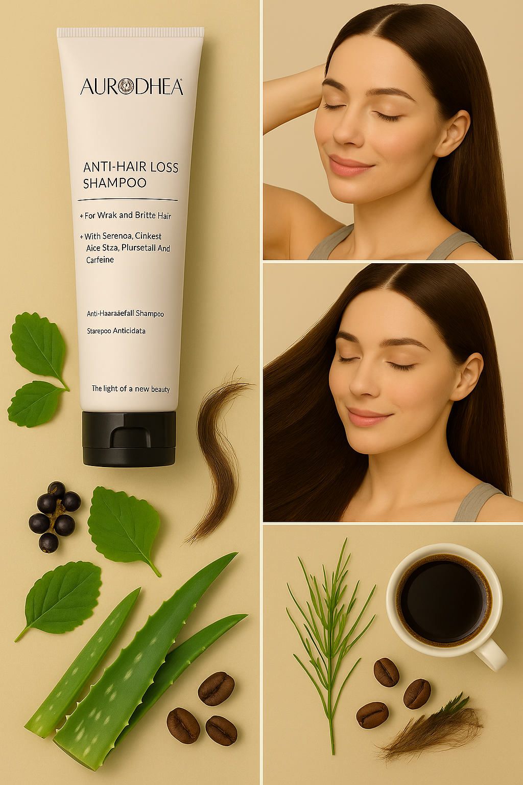 Anti-Haarverlust Shampoo
Angereichert mit Koffein, Sägepalme, Ginkgo Biloba, Aloe Vera & Schachtelhalm #CAP12B