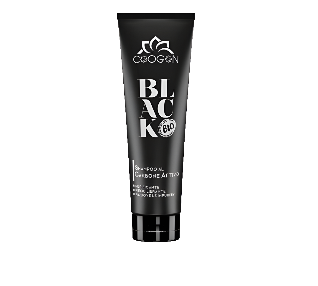 Aktivierte Holzkohle Schwarz Shampoo #BLK03
