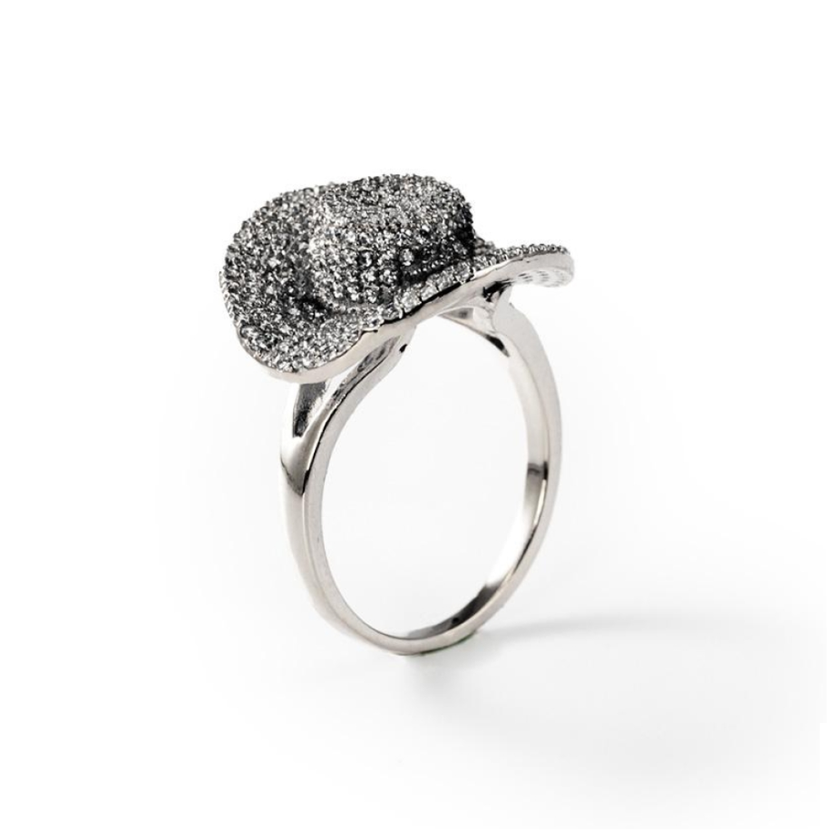 Rodeo | Ring, rhodiniert #BIGAS018