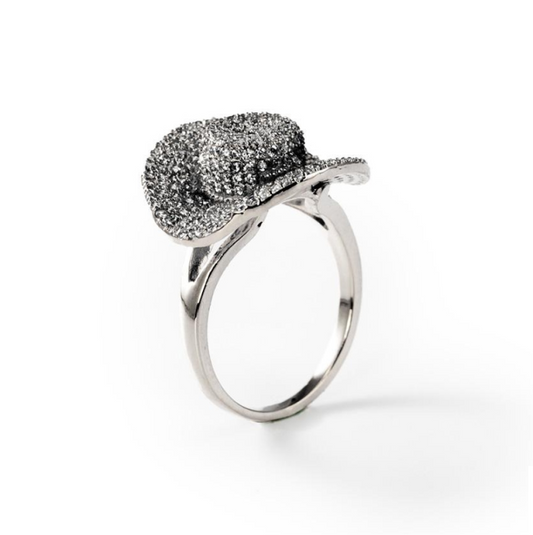 Rodeo | Ring, rhodiniert #BIGAS018