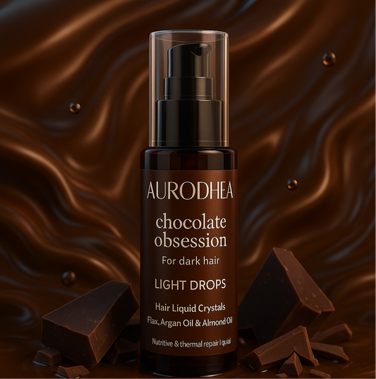 LIGHT DROPS Chocolate Obsession – Flüssigkristalle für Haare 
Mit dem exklusiven Komplex NUTRIGLOW™ #CAP27