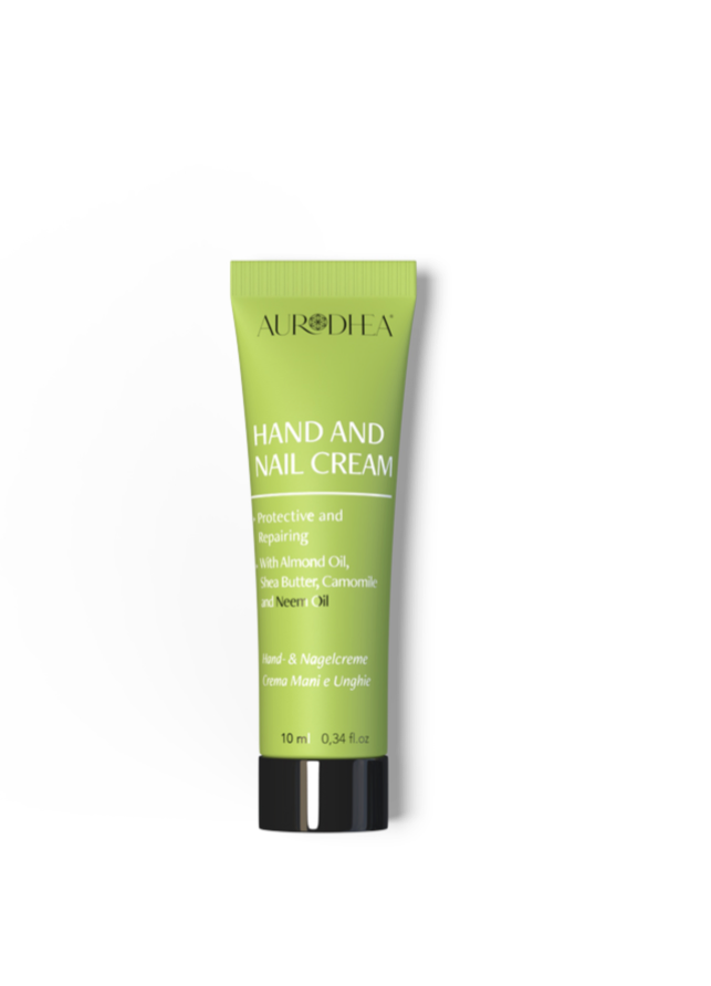 Hand- & Nagelcreme mit Neemöl 
Angereichert mit Mandelöl, Sheabutter & Kamille #NM04B #CU40B