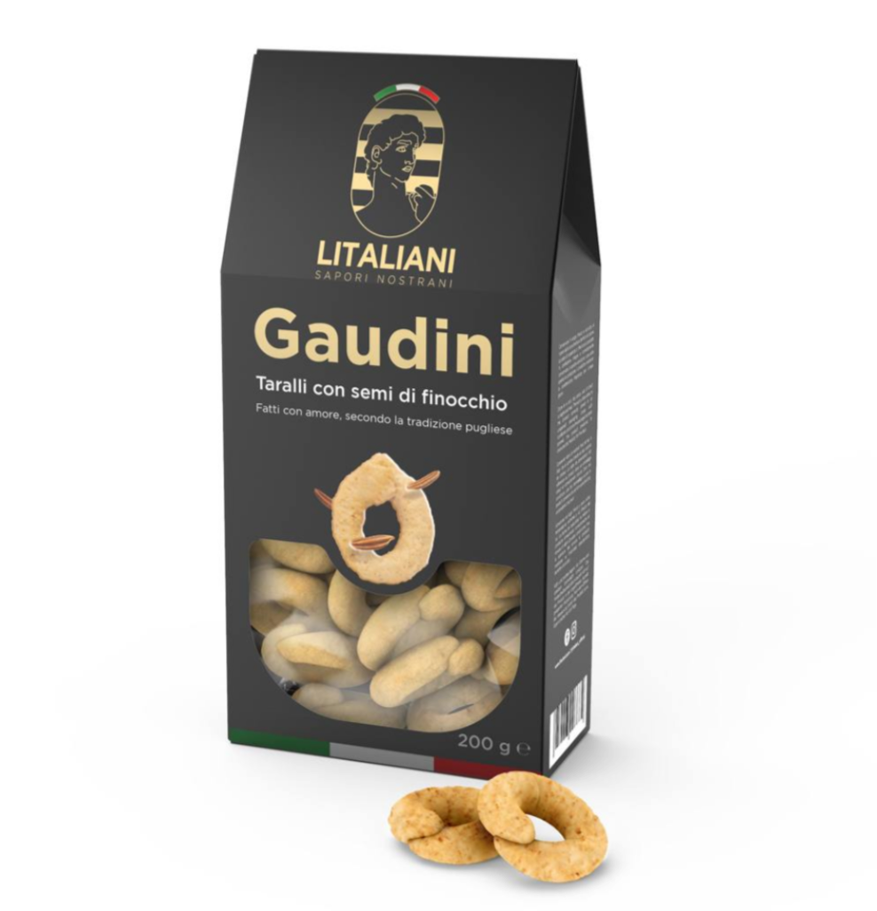 BOX GAUDINI – 6 PACKUNGEN TARALLI #LIT0050