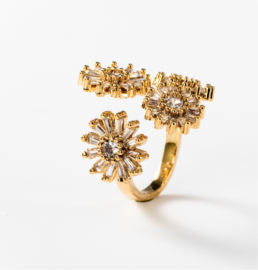 Frühling | Ring, 24 Karat vergoldet #BIGAG020