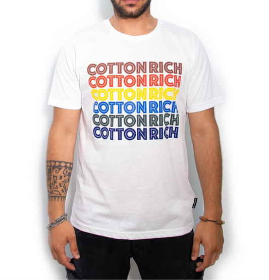 COTTON-RICH BASIC T-SHIRT, WEISS – UNCONVENTIONAL #COT0008-1