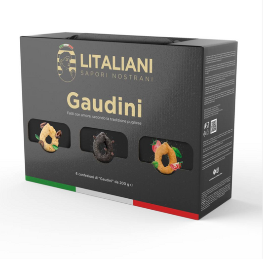 BOX GAUDINI – 6 PACKUNGEN TARALLI  #LIT0049