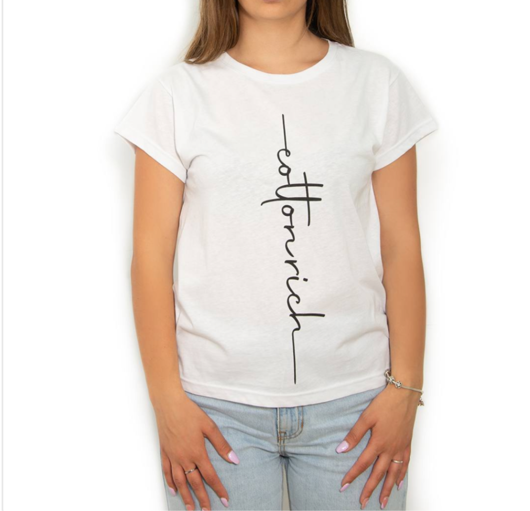 COTTON-RICH BASIC T-SHIRT, WEISS – CLASSIC #COT0007-1