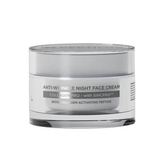 PEPTILUX – ANTI-FALTEN-NACHTCREME „COLLAGEN PRO' MIT SINCPRO™  #LUX003
