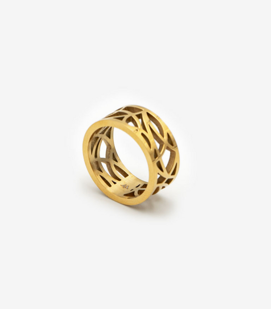 18k vergoldeter Ring „Celtic“ #BIGAG094