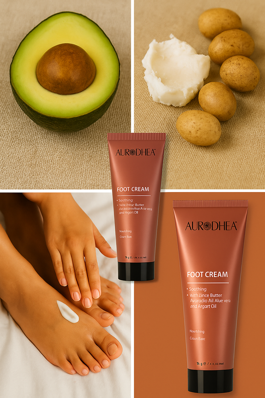 Bio Fußcreme mit Arganöl 
Angereichert mit Sheabutter, Avocadoöl & Aloe Vera #AR04B