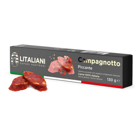 CAMPAGNOTTO PICCANTE – ITALIENISCHE PIKANTE SALAMI  #LIT0066 #LIT0067