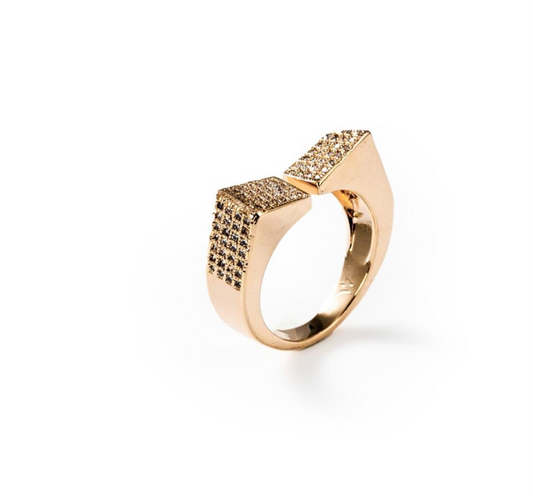 Man Style | Ring, 24 Karat vergoldet #BIGAG061