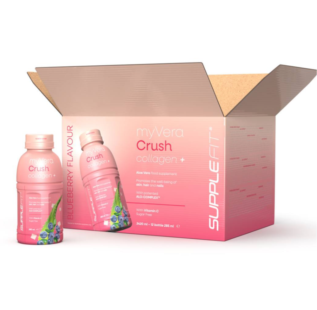 MYVERA CRUSH COLLAGEN + | NAHRUNGSERGÄNZUNGSMITTEL IN EINZELFLASCHEN À 285ml