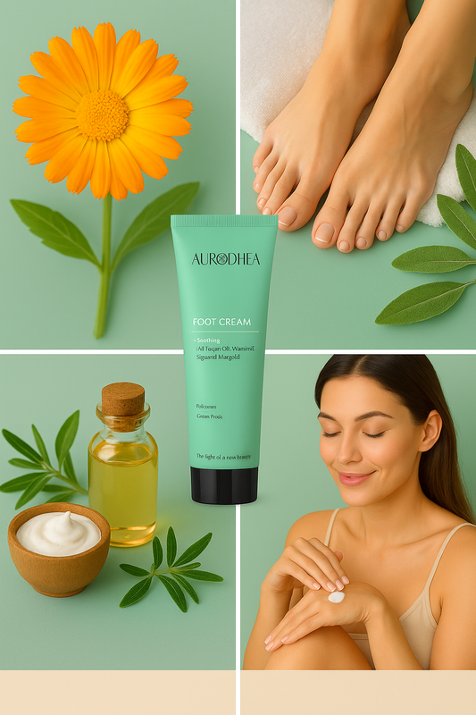 Fußcreme mit Ringelblume, Arganöl und Salbei – 75ml <CR29>