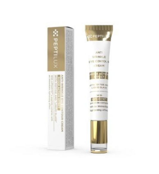 PEPTILUX – ANTI-FALTEN AUGENCREME „SHOCK ACTION&QUOT;-EFFEKT MIT LIPHASYN™  #LUX001>