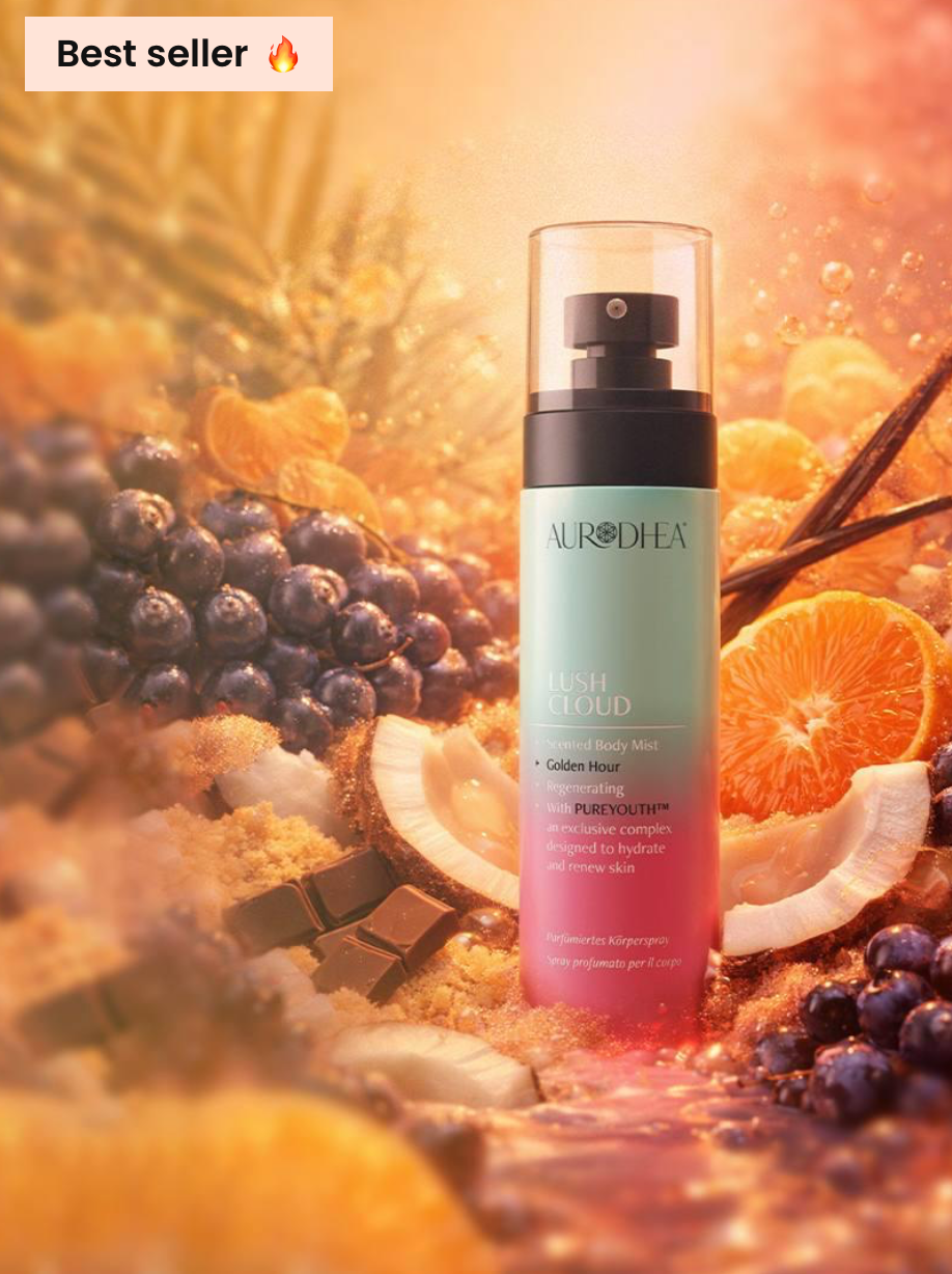 LUSH CLOUD Golden Hour - Parfümiertes Körperspray
100 mL | Mit dem exklusiven Komplex PUREYOUTH™ #SBM003