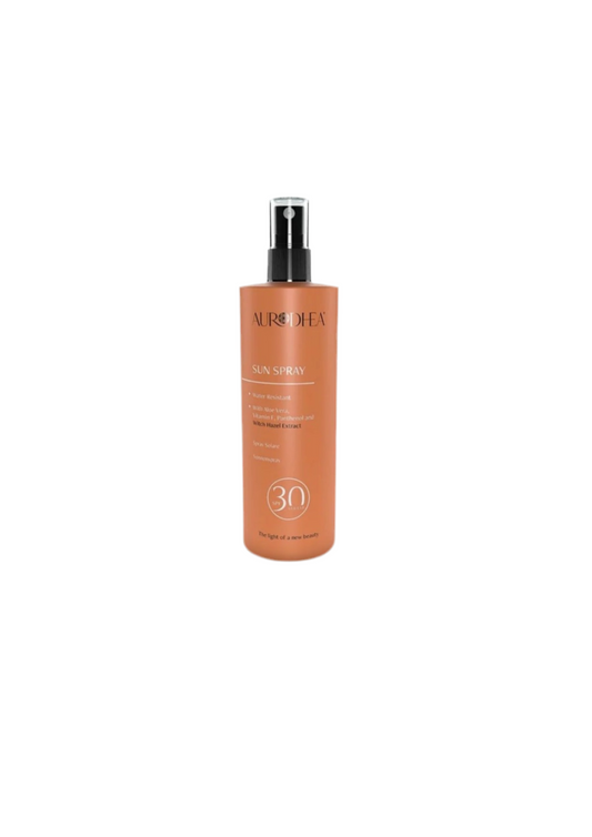 Sonnenspray SPF 30 
Angereichert mit Hamamelis, Aloe Vera, Panthenol & Vitamin E #SOL01B