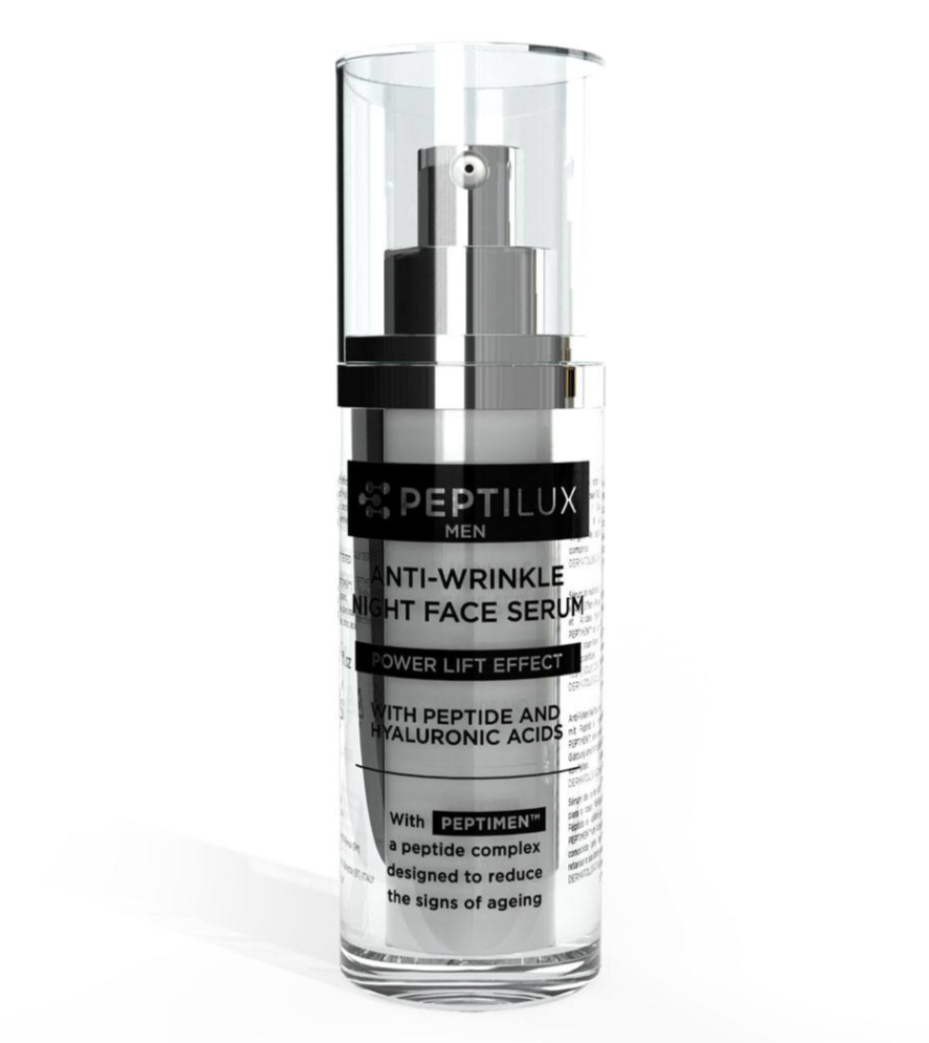 PEPTILUX MEN – ANTI-FALTEN NACHTSERUM „POWER-LIFT&QUOT;-EFFEKT MIT PEPTIMEN™  #LUX009