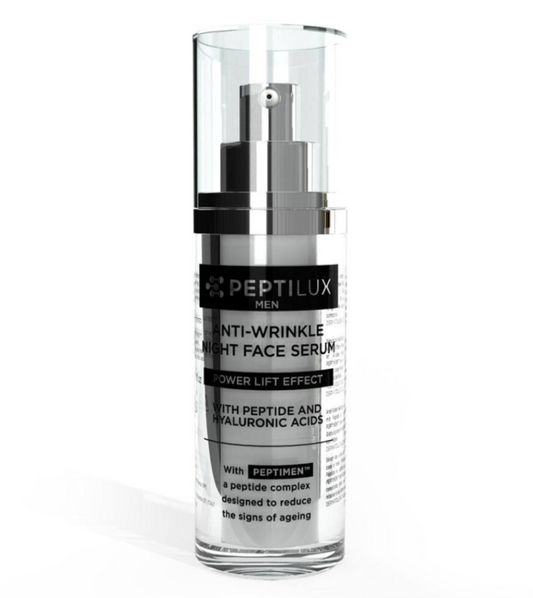 PEPTILUX MEN – ANTI-FALTEN NACHTSERUM „POWER-LIFT&QUOT;-EFFEKT MIT PEPTIMEN™  #LUX009