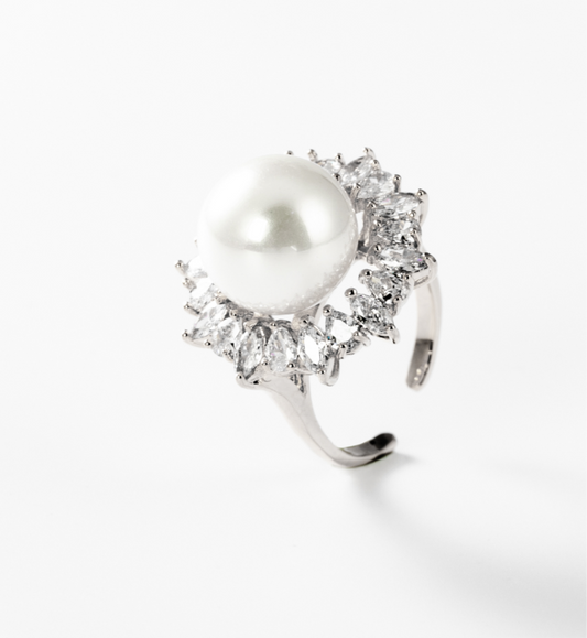 Sonnenblumen | Ring, rhodiniert #BIGAS016