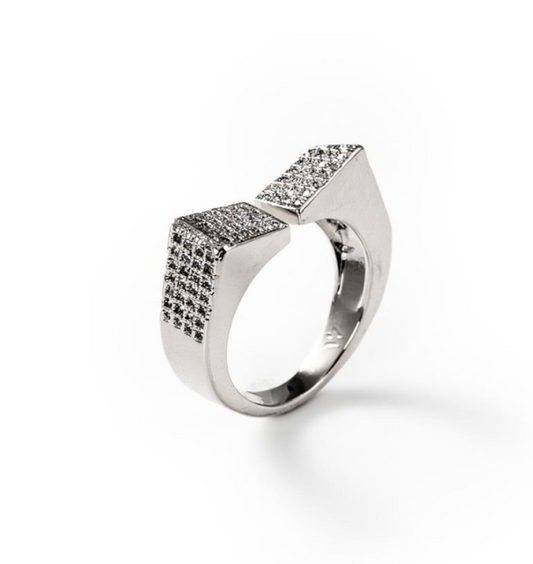 Man Style | Ring, rhodiniert #BIGAS061